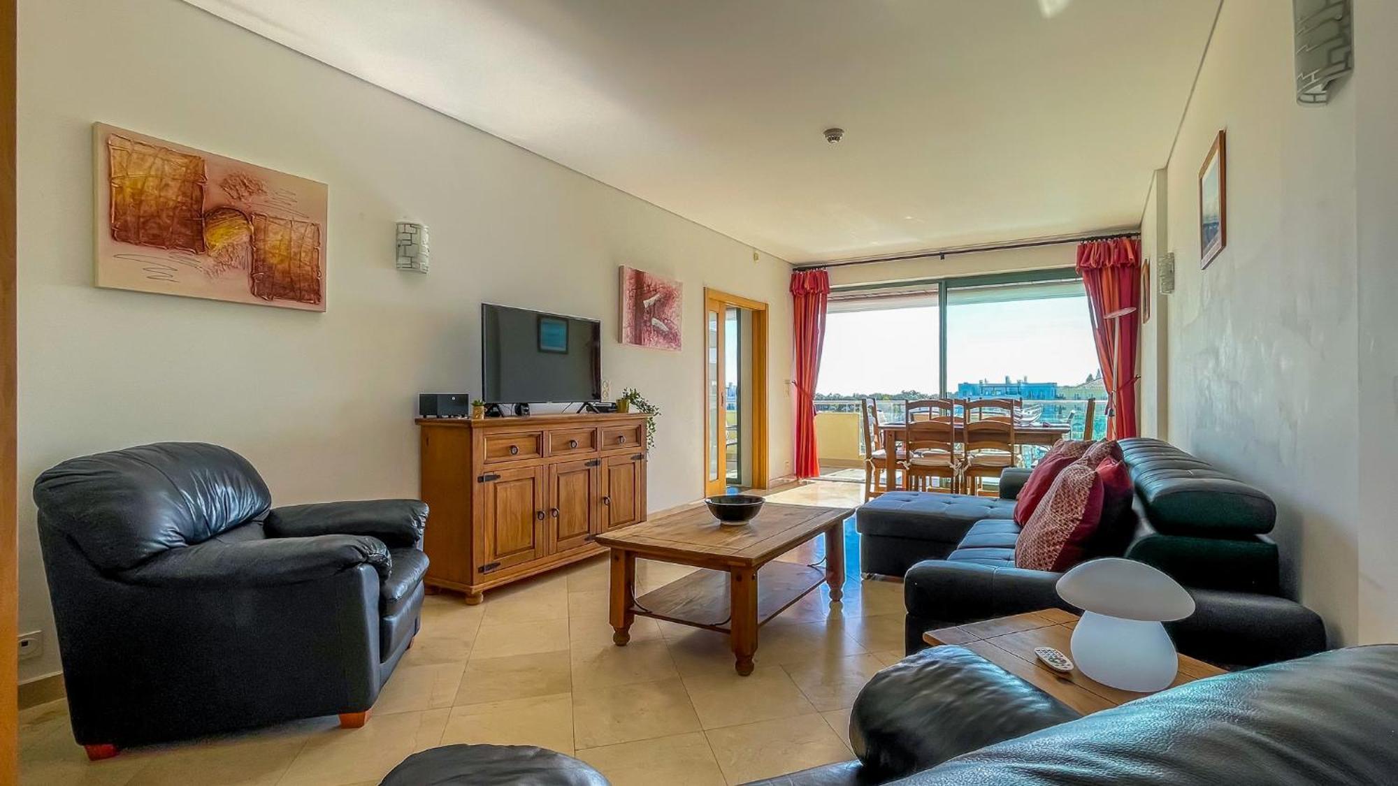 AQ 310 Incrível apartamento de dois quartos com vista para a Marina Quarteira Exterior foto